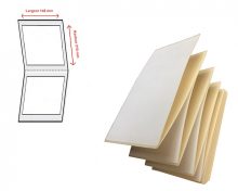 Etiquettes transfert thermique en velin - Ref 1354