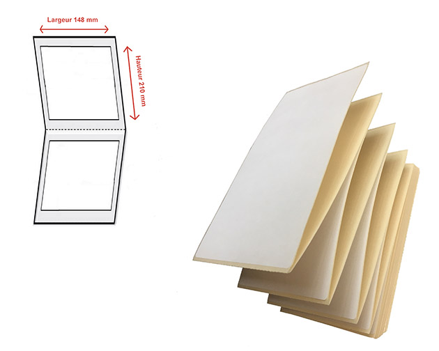 etiquettes autocollantes transfert thermique direct